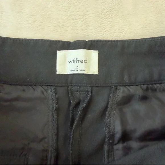Wilfred Black Flare Pants Size 10 - Picture 10 of 11